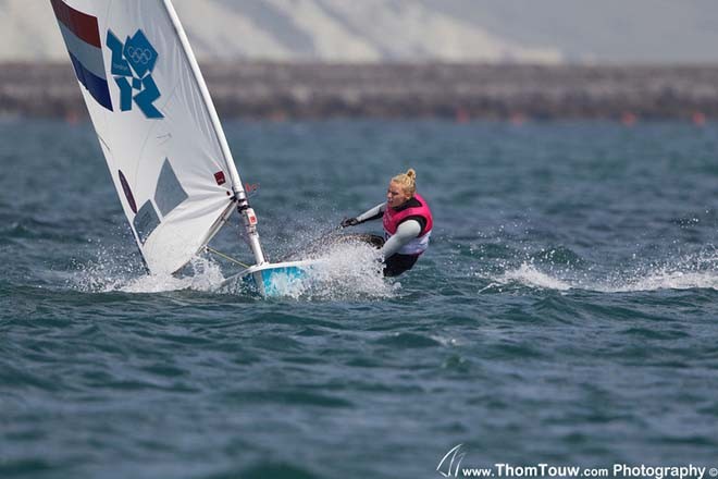 Marit Bouwmeester (NED), Laser Radial - London 2012 Olympic Sailing Competition © Thom Touw http://www.thomtouw.com